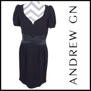 ANDREW GN Little Black Black Dress